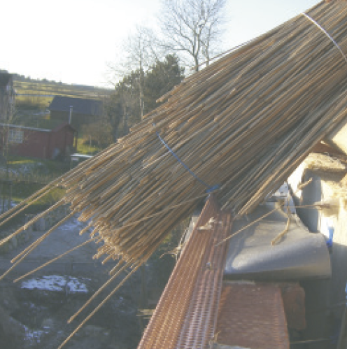 Reetdach Traufen Lüftungsgitter