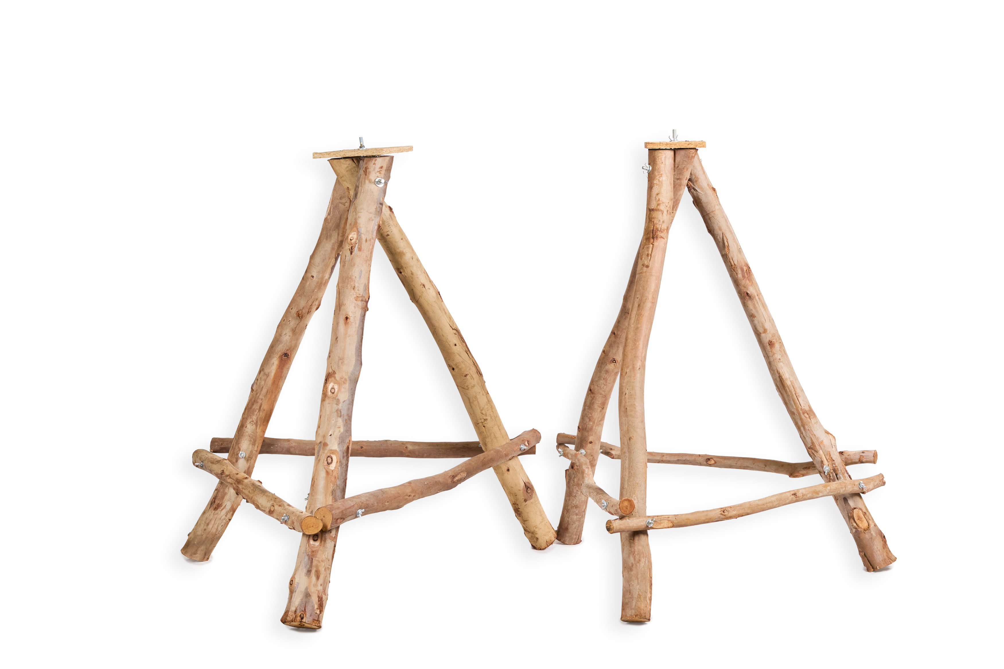 Dreibein Vogelhausständer Holz