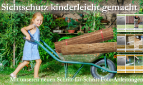 Sichtschutz kinderleicht gemacht: Schritt für Schritt Montage-Anleitungen mit Fotos